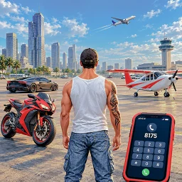 Symbol von Indian Mafia Crime Bike 3D